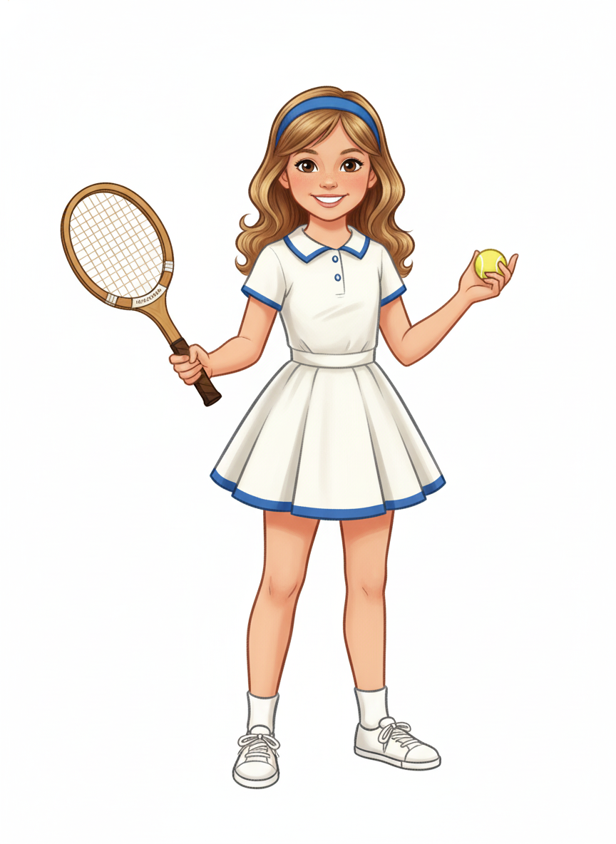 Match-Point Mary - Vintage Storybook