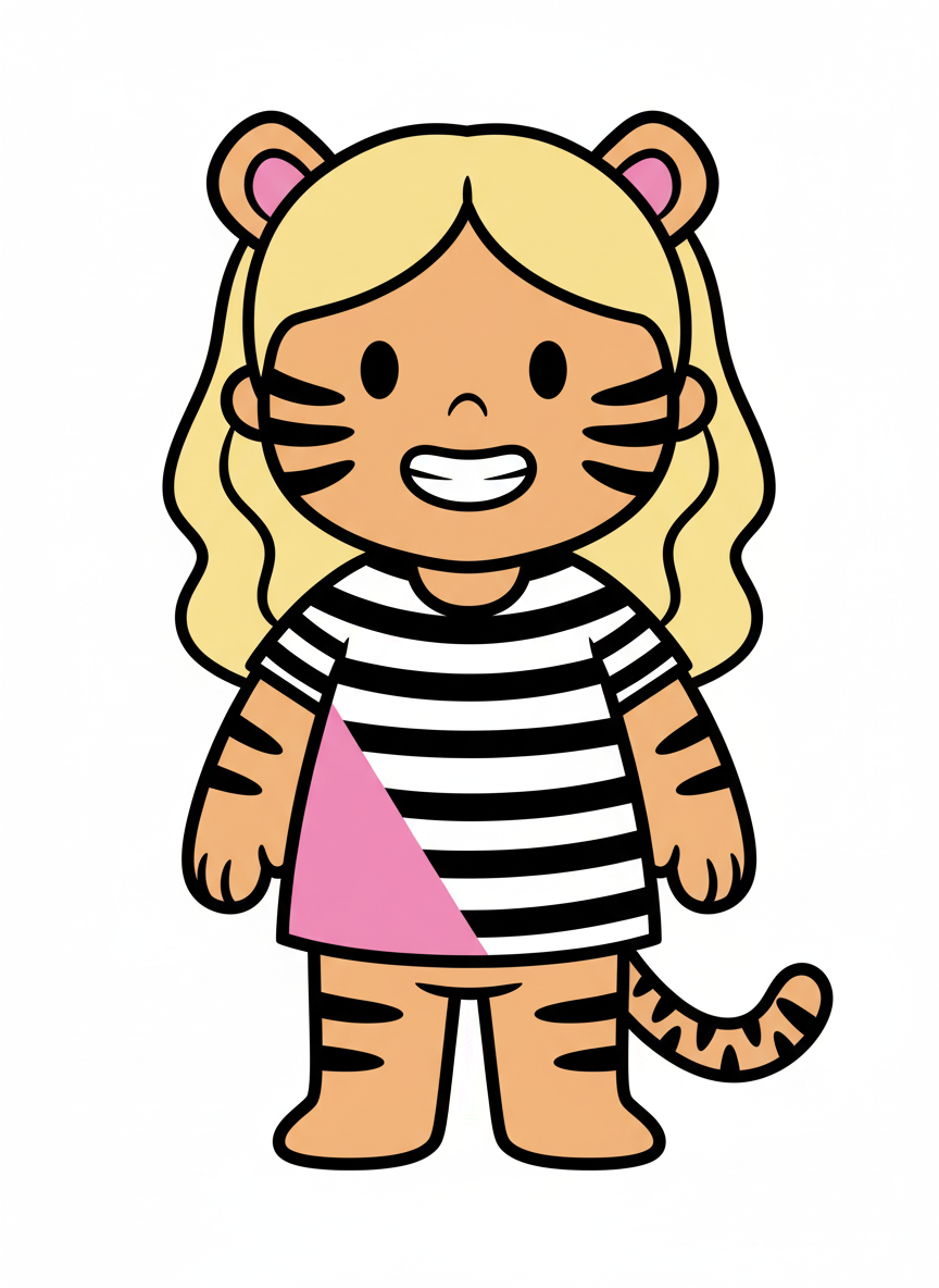 Mary the Mighty Tiger - Preschool Simple