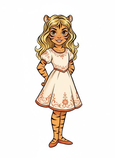 Mary's Tiger Adventure 🐯 - Golden Age Animation