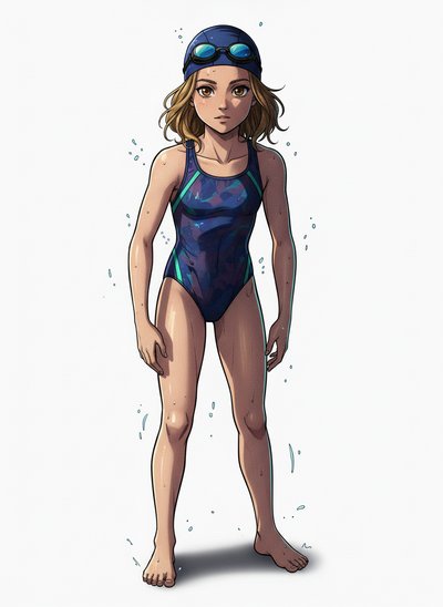Mary's Splashy Swim Style 🌊 - Webtoon Anime