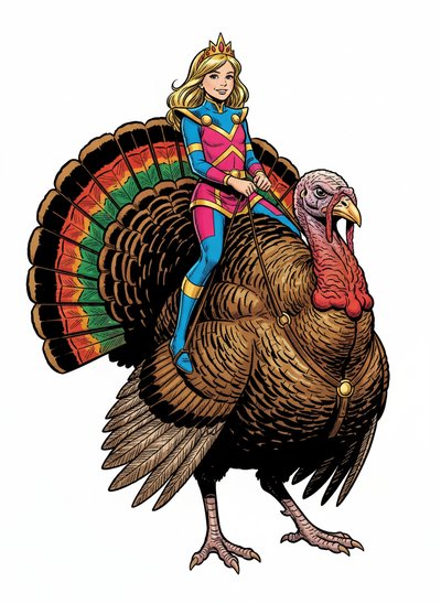Mary's Turkey Adventure 🦃 - Comic Book