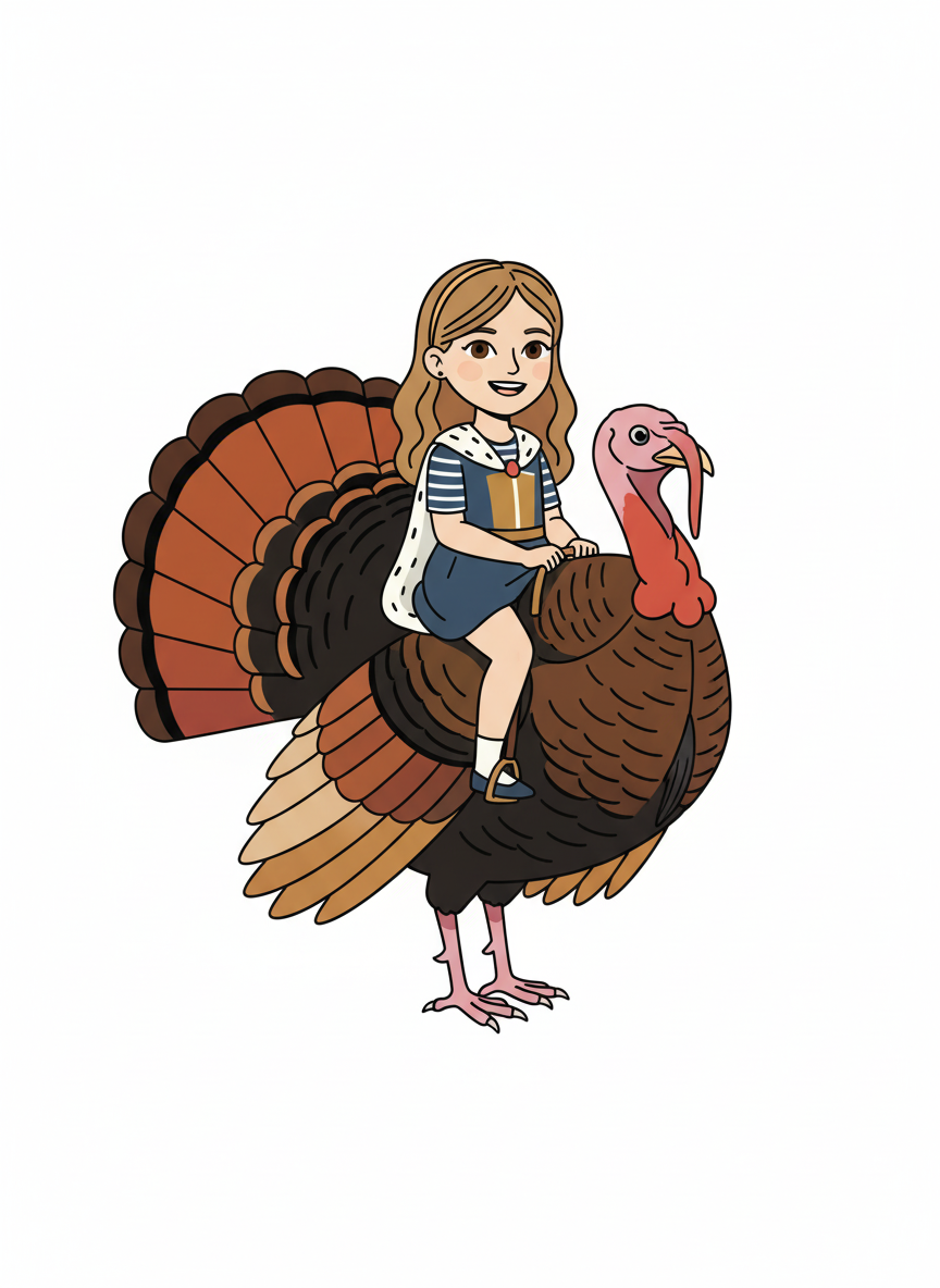 Mary the Turkey Queen - Minimalist