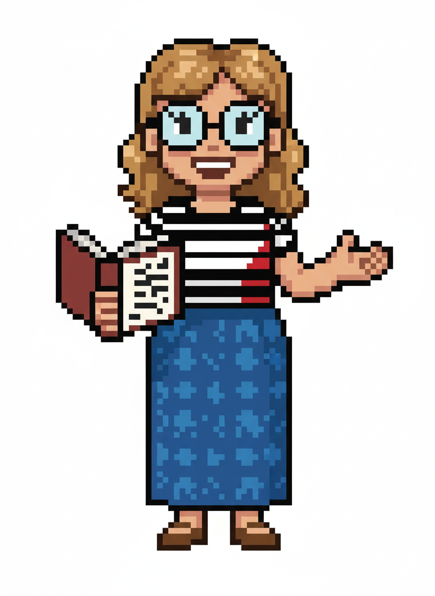 Mrs. Mary the Mentor - Pixel Art