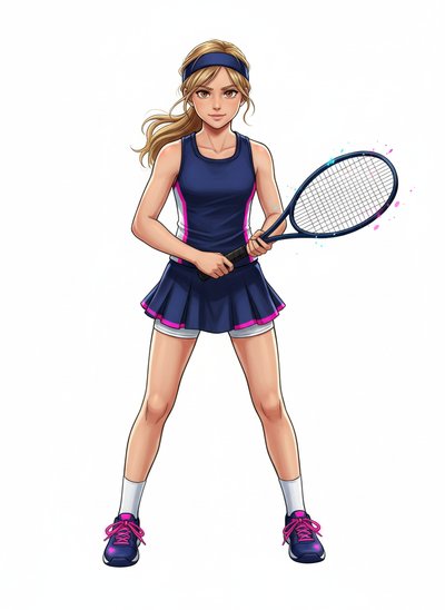 Mary's Tennis Adventure 🎾 - Webtoon Anime
