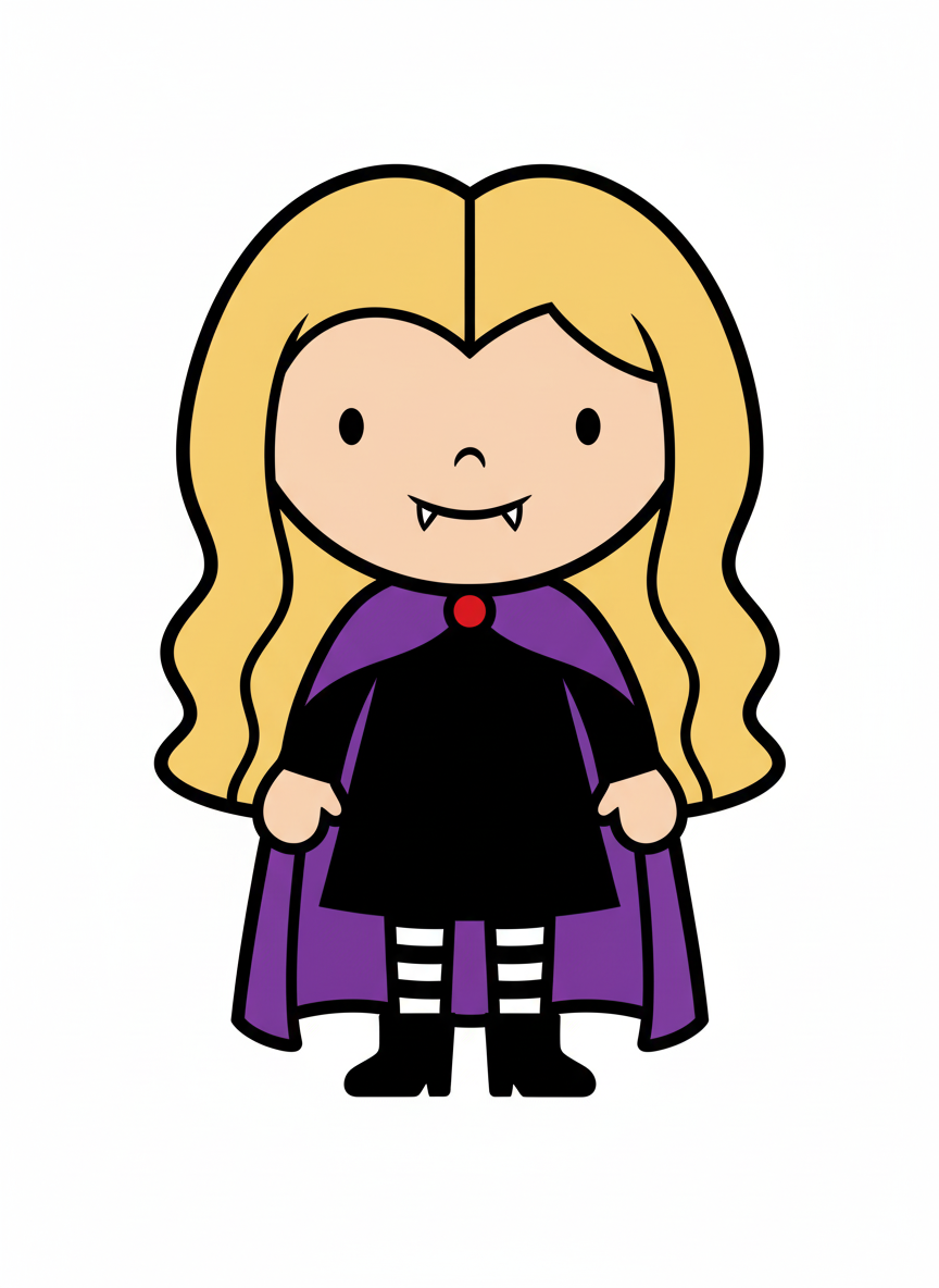 Mary the Vampire - Preschool Simple