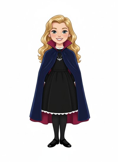 Mary's Vampy Adventure 🧛‍♀️ - Vintage Storybook