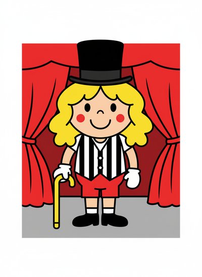 Mary's Vaudeville Adventure 🎩 - Preschool Simple