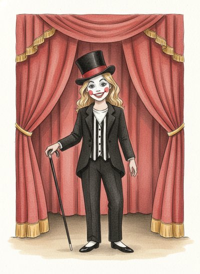 Mary's Vaudeville Adventure 🎩 - Gentle Pencil