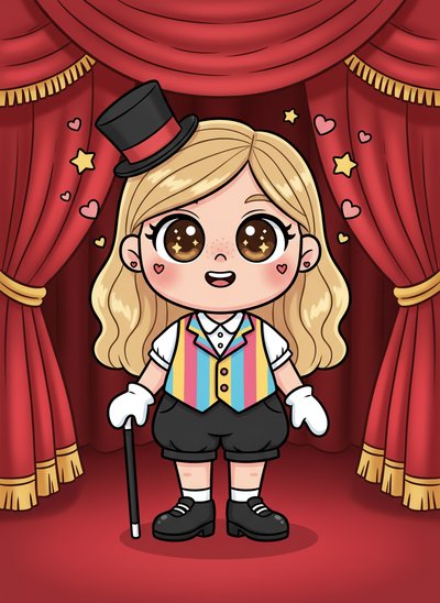 Mary's Vaudeville Adventure 🎩 - Kawaii Cute