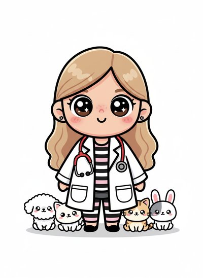 Mary's Vet Adventures 🐾 - Kawaii Cute