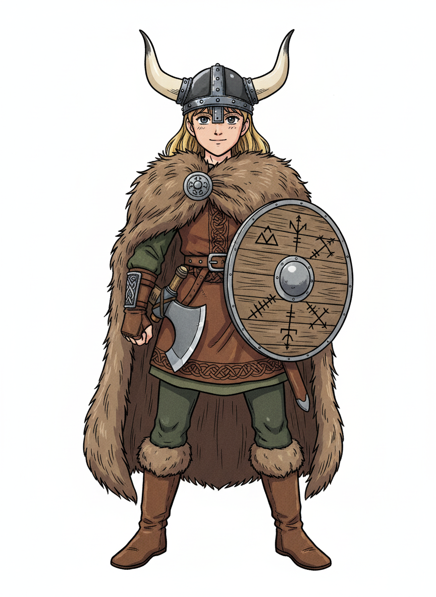 Mary the Brave Viking - Classic Anime