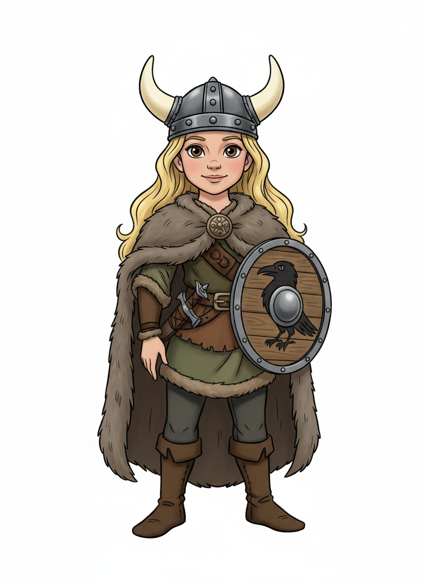 Mary the Brave Viking - Golden Age Animation