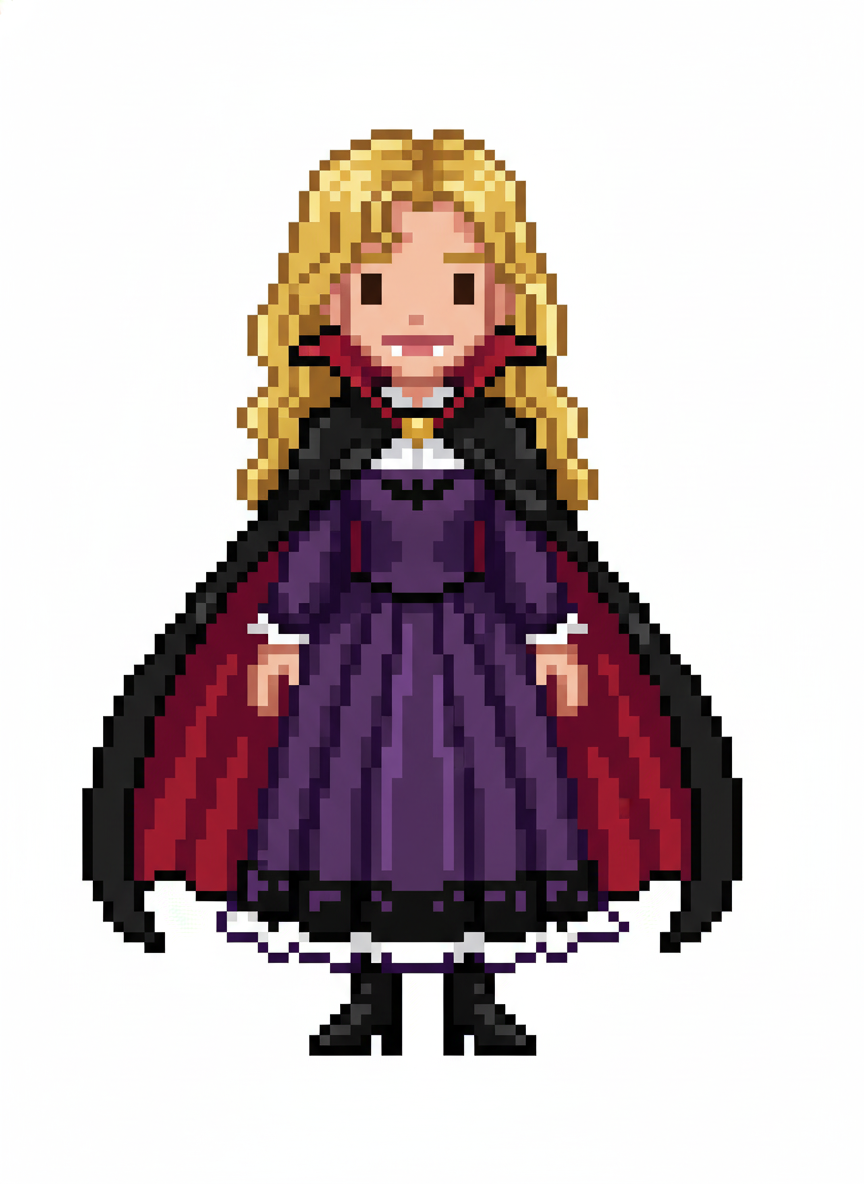 Mary the Vampire - Pixel Art