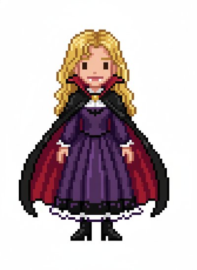 Mary's Vampy Adventure 🧛‍♀️ - Pixel Art