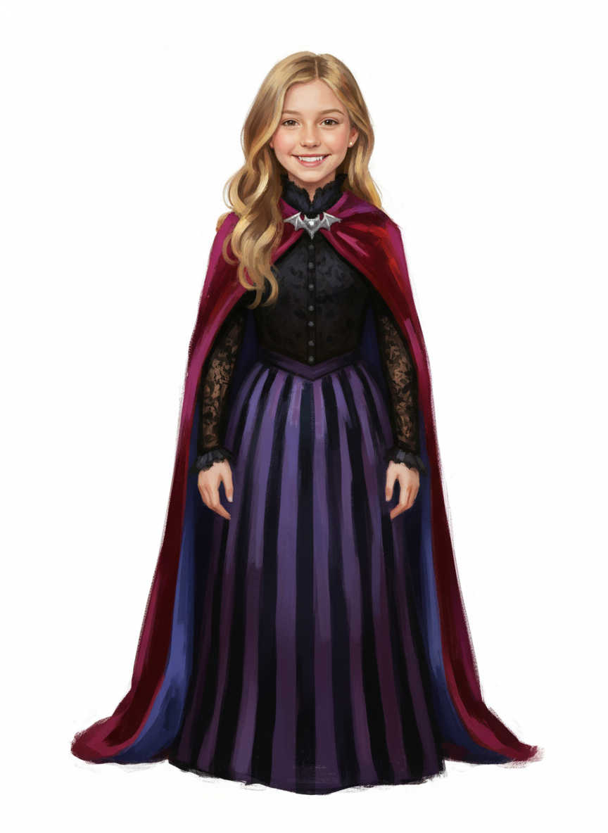 Mary the Vampire - Impressionist Painting