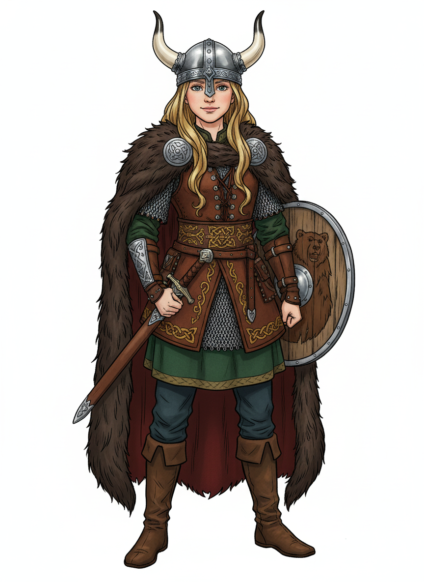 Mary the Brave Viking - Fairy Tale Classic