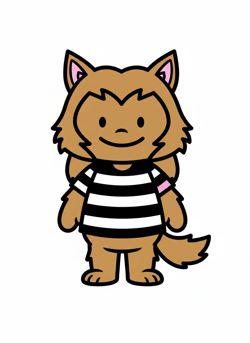 Mary the Fluffy Wolf - Preschool Simple