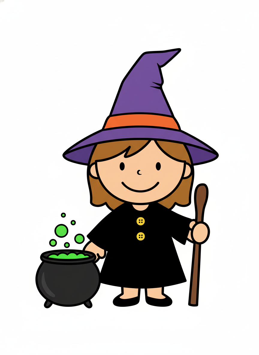 Mary the Witchling - Preschool Simple
