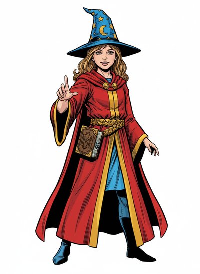 Mary's Magic Makeover 🧙‍♀️ - Comic Book