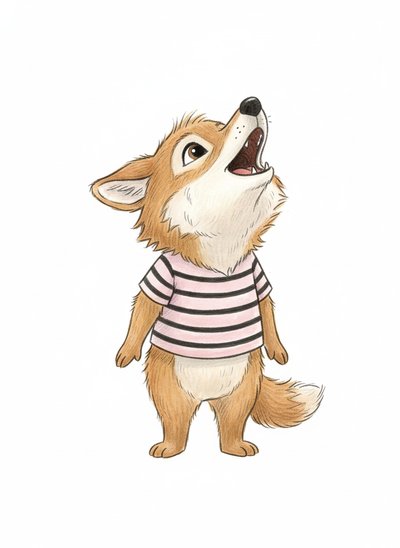 Mary's Wild Wolf Tale - Gentle Pencil