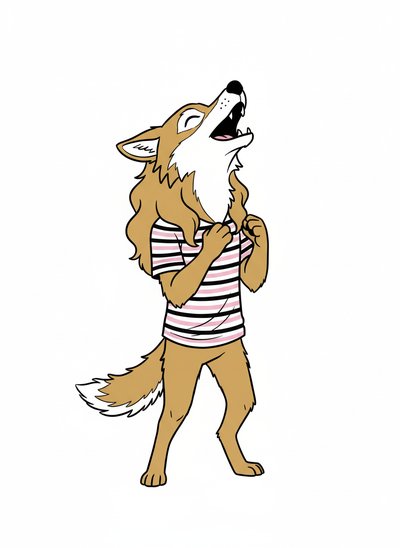 Mary's Wild Wolf Tale - Minimalist