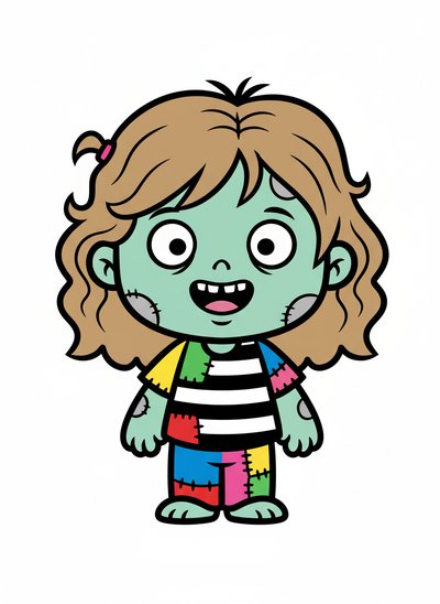Mary's Zombie Adventure 🎨 - Preschool Simple
