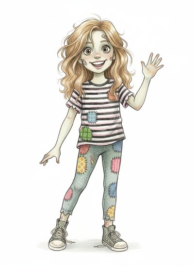 Mary's Zombie Adventure 🎨 - Gentle Pencil