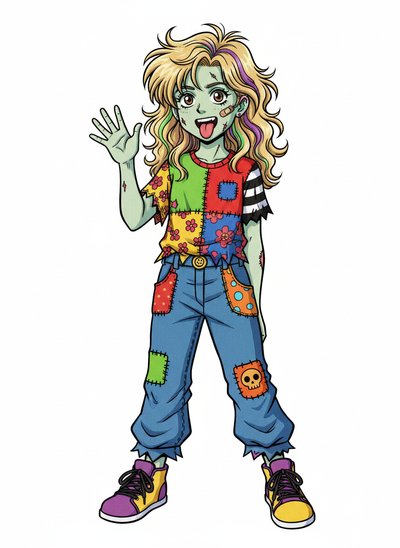 Mary's Zombie Adventure 🎨 - Classic Anime