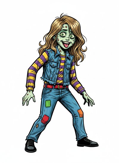 Mary's Zombie Adventure 🎨 - Comic Book