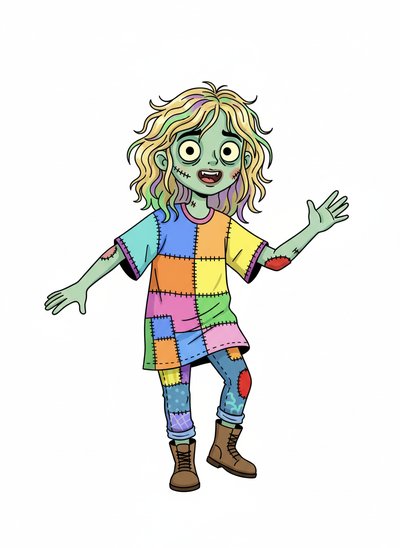 Mary's Zombie Adventure 🎨 - Minimalist