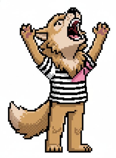 Mary's Wild Wolf Tale - Pixel Art