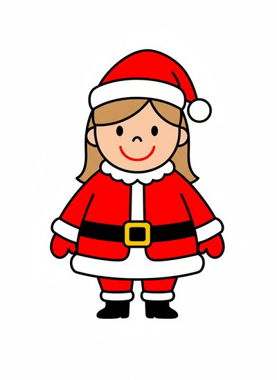 Mary's Festive Santa Adventure 🎅 - Preschool Simple