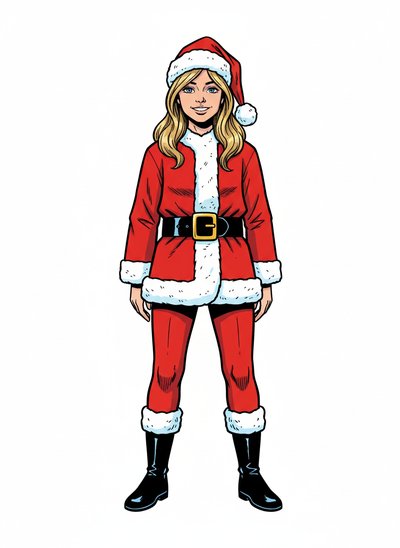 Mary's Festive Santa Adventure 🎅 - Comic Book