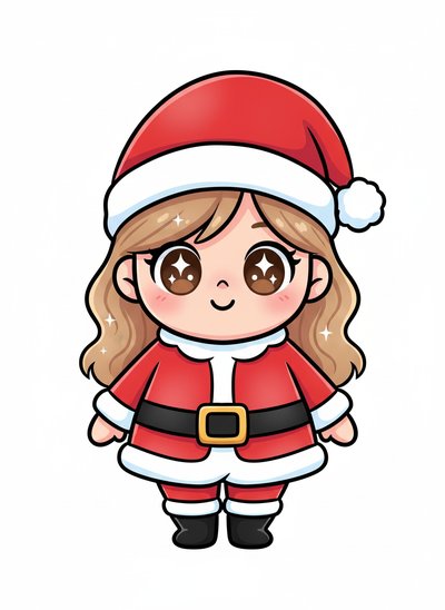 Mary's Festive Santa Adventure 🎅 - Kawaii Cute