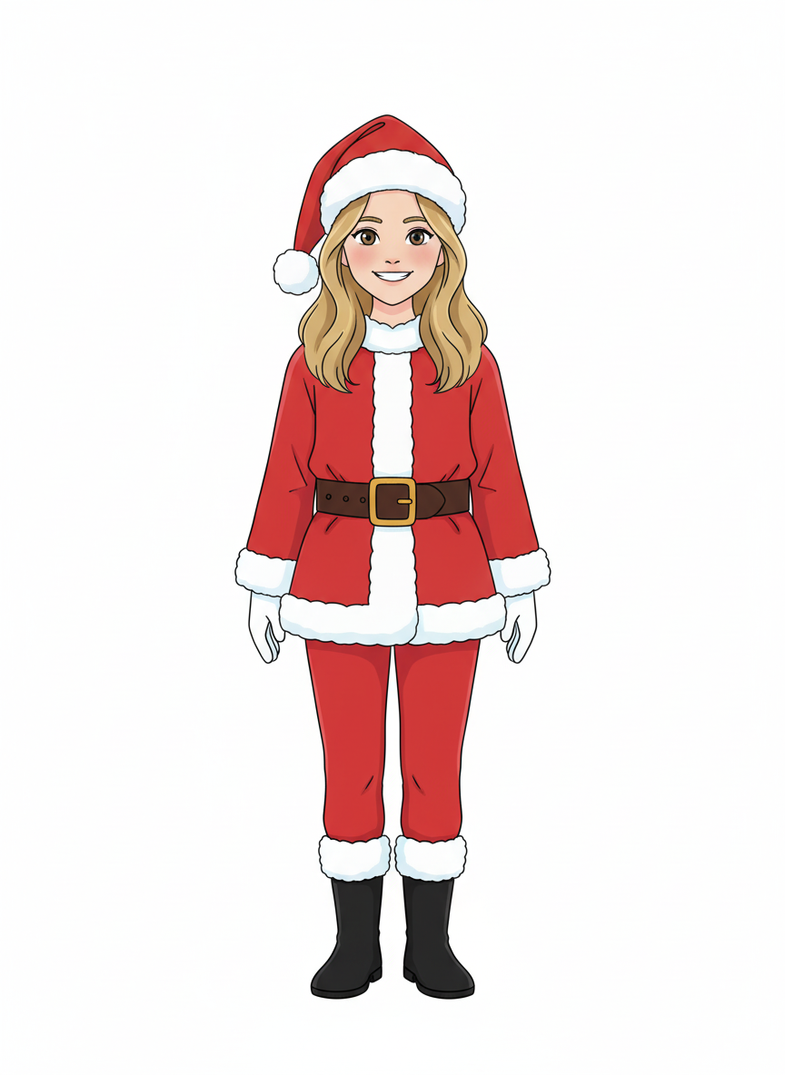 Merry Mary Claus - Minimalist