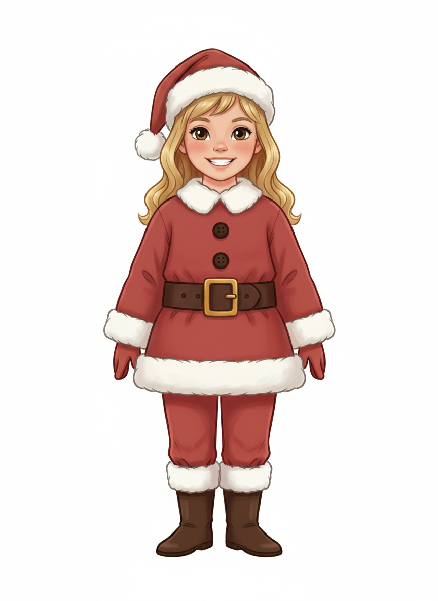 Merry Mary Claus - Vintage Storybook