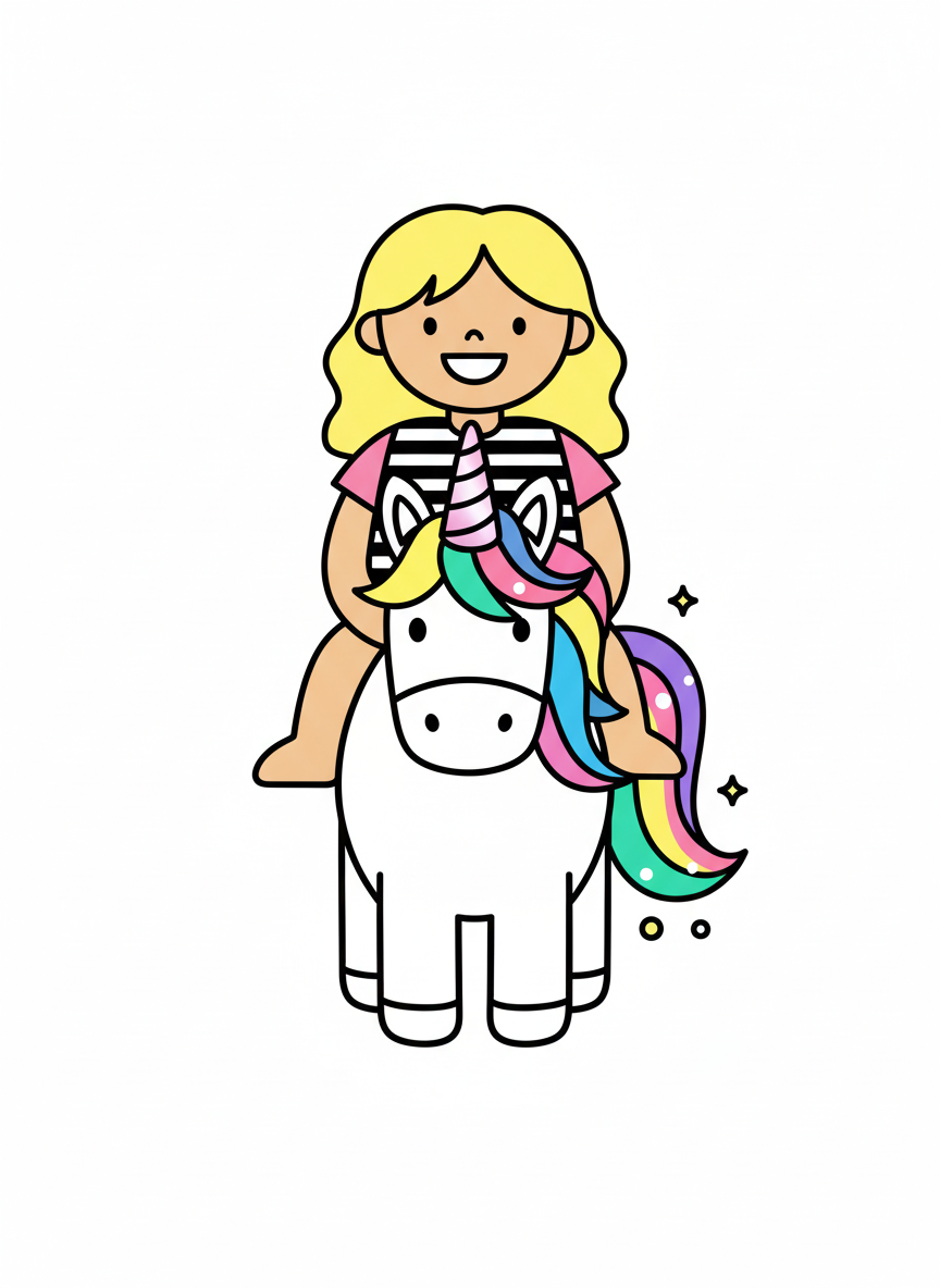 Mary the Magical Unicorn - Preschool Simple