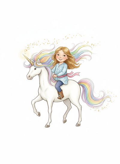 Mary's Unicorn Adventures 🌈 - Gentle Pencil