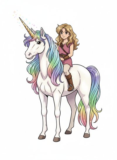 Mary's Unicorn Adventures 🌈 - Classic Anime