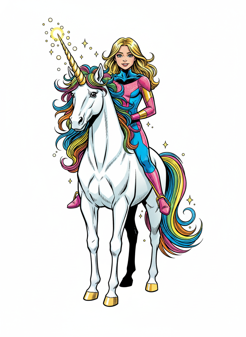 Mary the Magical Unicorn - Comic Book