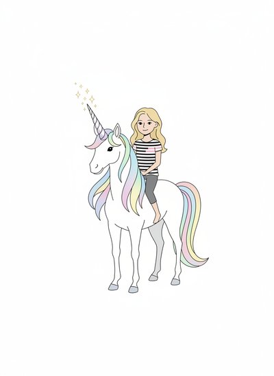 Mary's Unicorn Adventures 🌈 - Minimalist