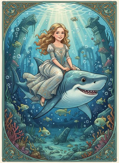 Mary's Shark Adventure 🌊 - Fairy Tale Classic