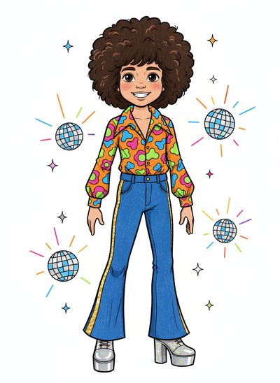 Andrew's Disco Dream 🌟 - Classic Coloring Book