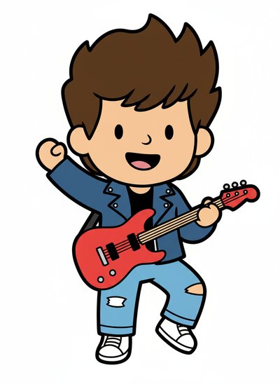 Andrew's Rock Star Dreams 🌟 - Preschool Simple