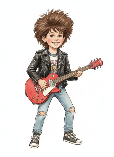 Andrew's Rock Star Dreams 🌟 - Gentle Pencil