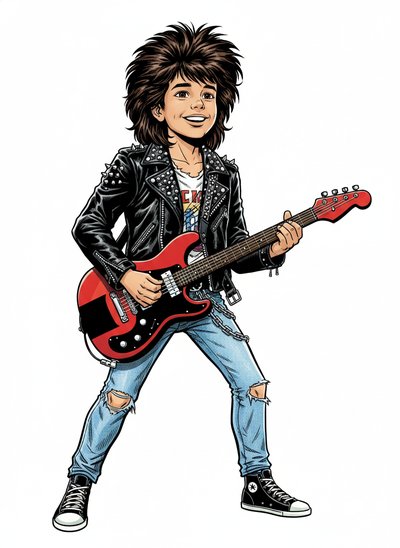 Andrew's Rock Star Dreams 🌟 - Comic Book