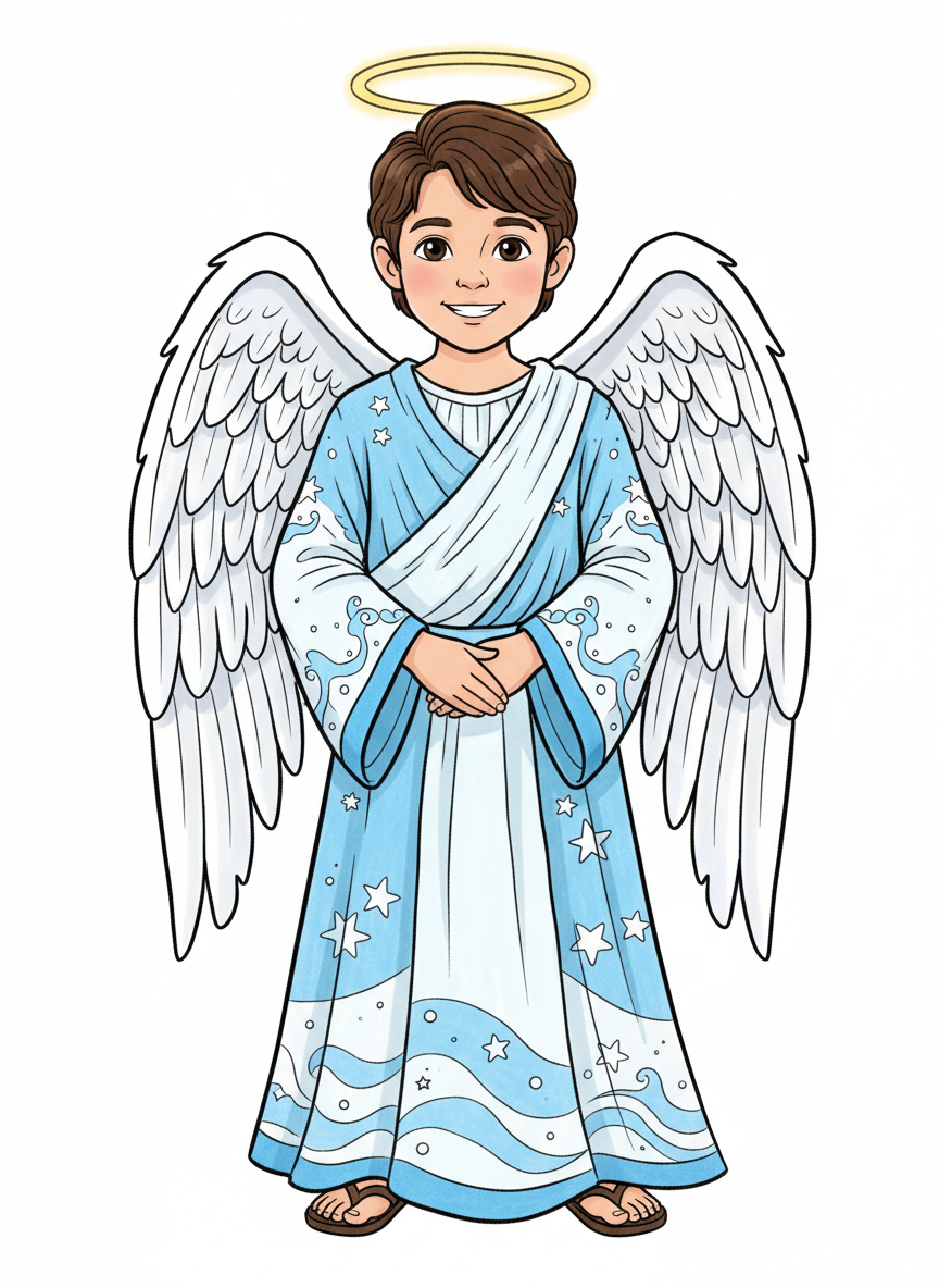 Angel Andrew - Classic Coloring Book