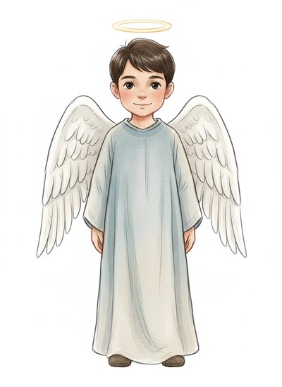 Andrew's Angelic Adventures 🌟 - Gentle Pencil