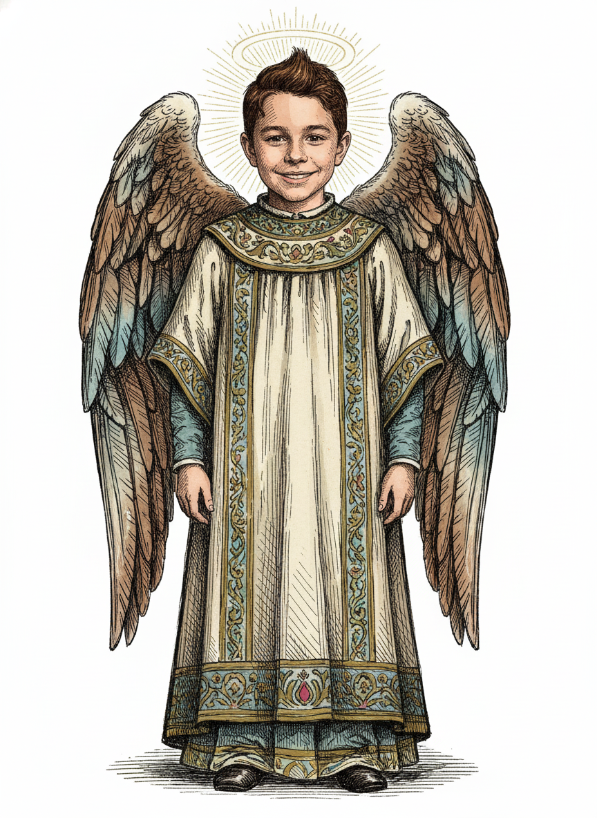 Angel Andrew - Victorian Illustration