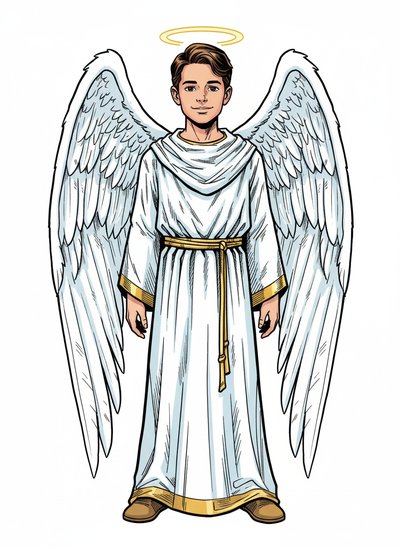 Andrew's Angelic Adventures 🌟 - Comic Book